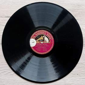 Foto inzerátu Vlasta Burian, starožitné gramodesky His Master’s Voice, rok 1928, krásný stav
