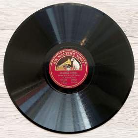 Foto inzerátu Vlasta Burian, starožitné gramodesky His Master’s Voice, rok 1928, krásný stav