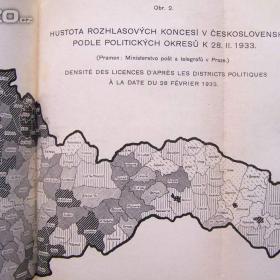 Foto inzerátu Starožitná kniha z roku 1935 o začátcích rozhlasu, historie rozhlasu v Československu