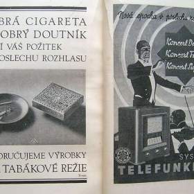 Foto inzerátu Starožitná kniha z roku 1935 o začátcích rozhlasu, historie rozhlasu v Československu