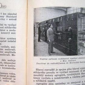 Foto inzerátu Starožitná kniha z roku 1935 o začátcích rozhlasu, historie rozhlasu v Československu