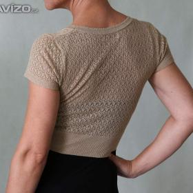 Foto inzerátu Zlatavé krajkové bolerko Orsay vel XXS