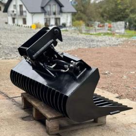 Foto inzerátu Prolamovaná srovnávací lopata, hydraulický shrnovač 130cm 3,6-5,5t