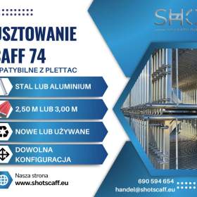 Nove fasádní lešení PLETTAC scaff 74 -  218,40m2 / 19211766