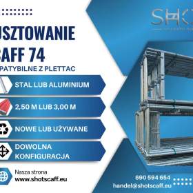 Nove fasádní lešení PLETTAC scaff 74 -  218,40m2 / 19221460