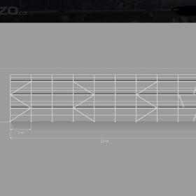 Foto inzerátu Nove fasádní lešení PLETTAC scaff 74 -225 m2