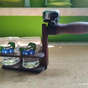 Fotka k inzerátu Zednická lžíce s panáky -  Dekorace  / 18328030