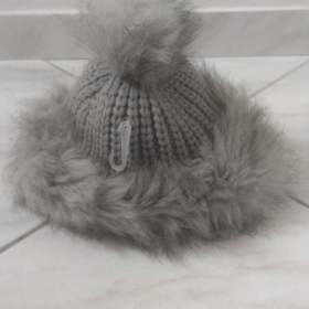 Nová zimní čepice šedá. / 19234230