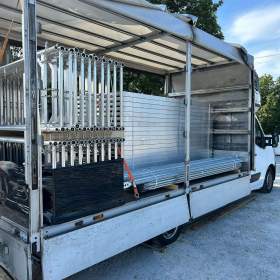 Nove hliníkové fasádní lešení PLLETAC scaff 74 – 250 m2 / 19237224