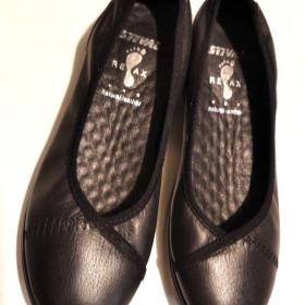 Foto inzerátu NOVÉ kožené baleríny v. 39 - RELAX