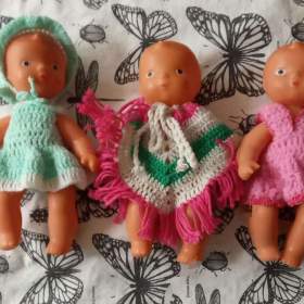 Foto inzerátu Prodám retro gumové panenky