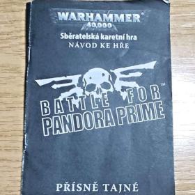 Zběratelská kartová hra WARHAMMER BATTLE FOR PANDORA PRIME- návod / 19266182