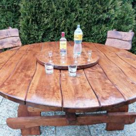 Fotka k inzerátu Stůl Kulatý z masivu / 19600704