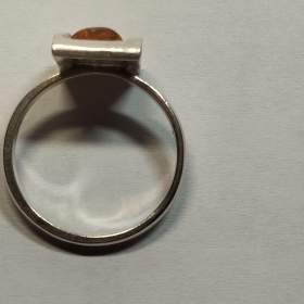 Foto inzerátu Sada stříbrných šperků s Jantarem