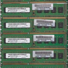 Fotka k inzerátu 10ks DDR3 4GB RAM Micron / 18373410