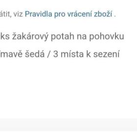 Foto inzerátu Potahy na sedací soupravu 