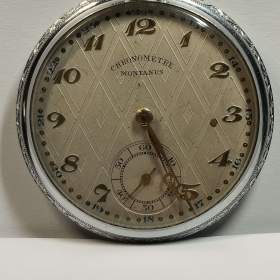 Fotka k inzerátu Pánské pěkné kapesní hodinky CHRONOMETRE MONTANUS / 19661584