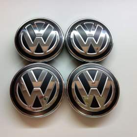 Středové krytky Vw, 65x56mm, Nové logo struktura / 19287799