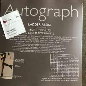 Foto inzerátu Prodám samodržící punčocháče zn. Autograph, vel. XL