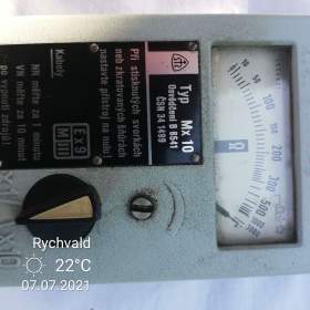 Foto inzerátu MĚŘÍCÍ PŘÍSTROJ K MĚŘENÍ V DOLECH, Mx 10.