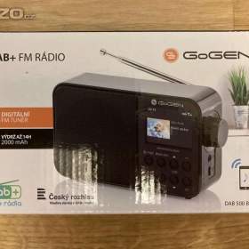 Radiopřijímač s DAB+ GoGEN DAB 500 BTC černý / 19289644