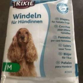 Foto inzerátu Prodám jednorázové pleny pro psy zn. Trixie, vel. M, nové