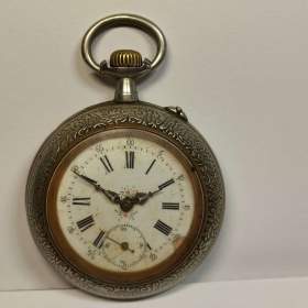 Fotka k inzerátu Kapesní hodinky s malovaným ciferníkem -  nejdoucí / 19296631