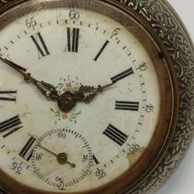 Foto inzerátu Kapesní hodinky s malovaným ciferníkem - nejdoucí