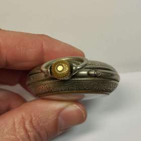 Foto inzerátu Kapesní hodinky s malovaným ciferníkem - nejdoucí