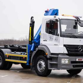 MERCEDES AXOR 1824 HÁKOVÝ NOSIČ KONTEJNERŮ + HYDR. RUKA EURO4 / 19297065