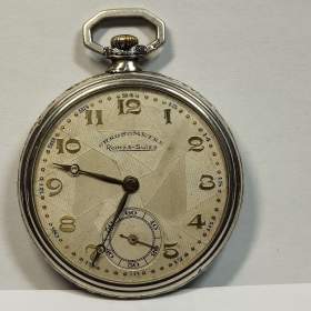 Celostříbrné hodinky Chronometre Romea- Suiza / 19301197