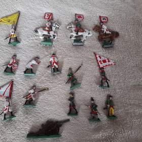 Foto inzerátu Cínové figurky - rytíři .7.letá válka a další vojáčci