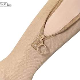 Foto inzerátu Kompresní podkolenky se zipem ZBCH otevřená špice - béžové