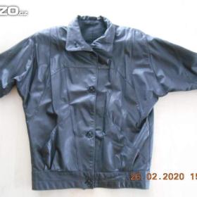 Foto inzerátu Prodám dámskou koženou bundu černou