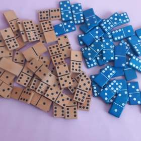 Domino, dřevěné, jako nové. / 19328266
