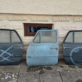 3ks dveře na Škoda kliky ven, skla VŠE ZA 180,-  / 19328480