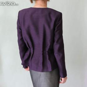 Foto inzerátu Nové peplum sako z imitace hedvábí H&M vel 38