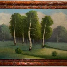 Foto inzerátu BŘÍZY V LETNÍ KRAJINĚ - JIRÁSEK