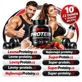 Foto inzerátu 10 prémiových .CZ domén pro prodej proteinů, sportovní výživu a fitness e-shopy