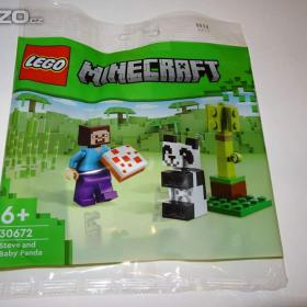 Foto inzerátu Lego Minecraft 30672 - Steve a pandí mládě 