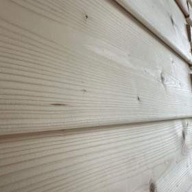 Foto inzerátu Dřevěná fasádní deska ze smrku KL. C 24x146mm Diagonální profil