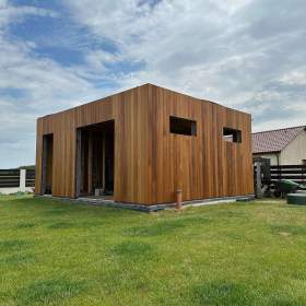 Foto inzerátu Dřevěná fasádní deska Iroko KL. Fas KD 15x145mm Fázový profil (C)