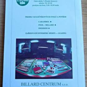 Foto inzerátu BILLARD - Základní strky,volná hra a kádr, Dr.Heinz Stigl