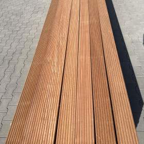 Foto inzerátu Exotické drážkované terasové prkno merbau KL. FAS KD 25x145mm