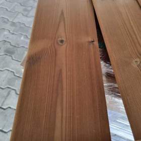 Dřevěná fasádní deska Thermo borovice 26x140mm Diagonální profil / 19351446