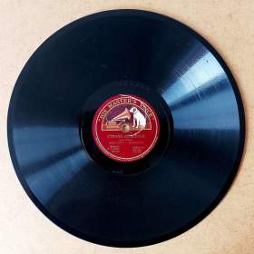 Foto inzerátu Vlasta Burian - šelaková gramodeska z roku 1927, His Master’s Voice