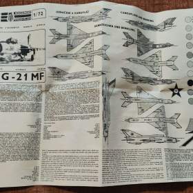 Foto inzerátu Model letadla MIG 21 MF