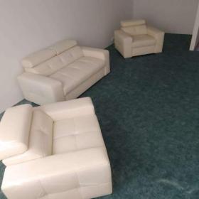 Prodám luxusní celokoženou sedací soupravu / 19356871