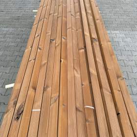 Foto inzerátu Dřevěná fasádní deska KL termoborovice. A / B profil RHOMBUS 26x68mm