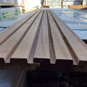 Dřevěná fasádní deska Thermo abachi ayous 25x143mm profil 3RHOMB / 19357455